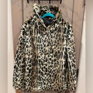 Leopard jacket /hood by Ann Taylor